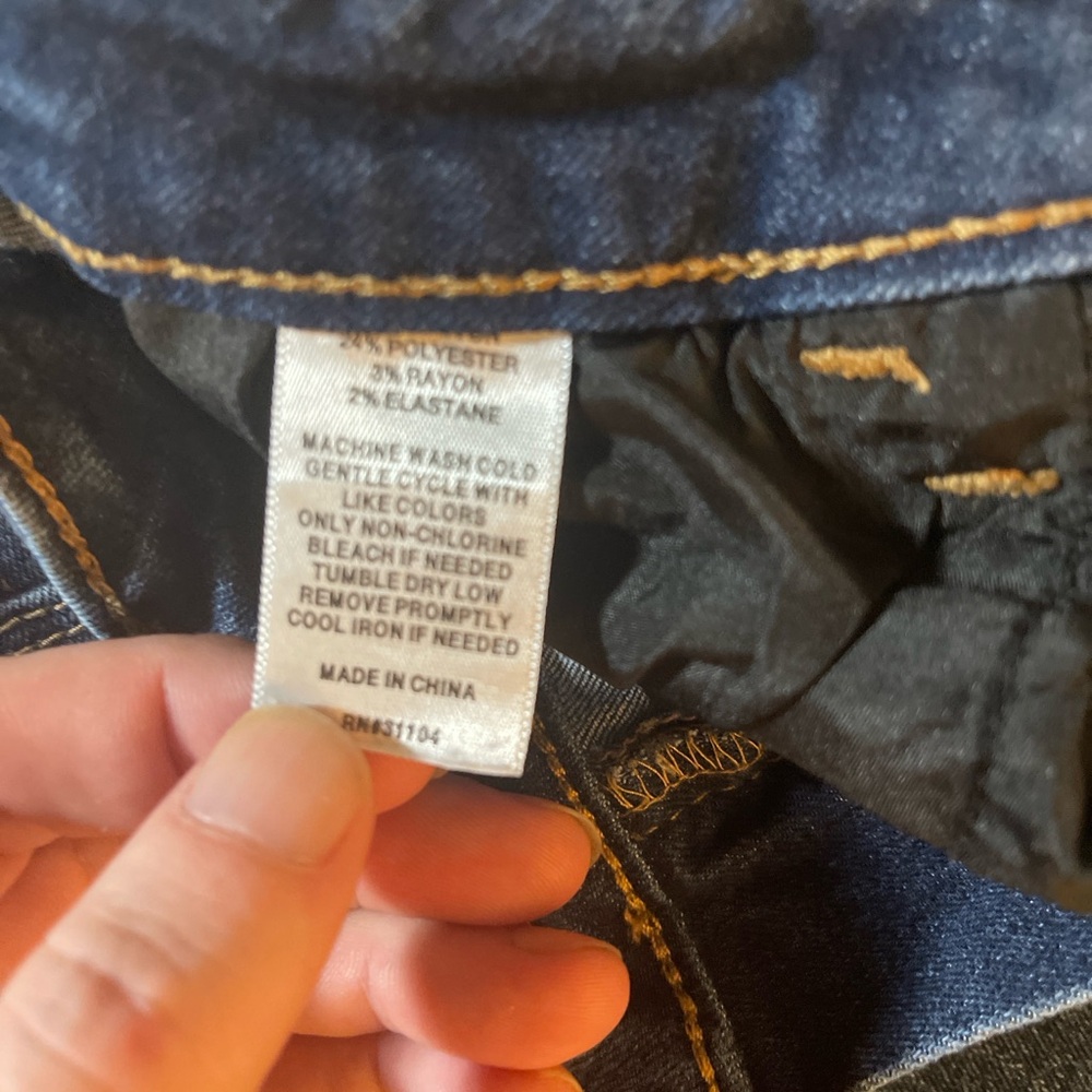 True Craft Mid Rise Skinny Jeans Size 3 Distressed Medium Wash Stretch Denim - Picture 12 of 14